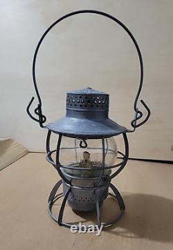 Rare Antique Dressel Arlington Nj Railroad Lantern, N. Y. N. H. &h. R. R. Adlake Kero