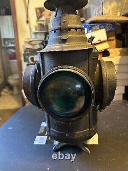 Rare Antique Dressel Arlington Nj USA Railroad 4-way Lantern Glass