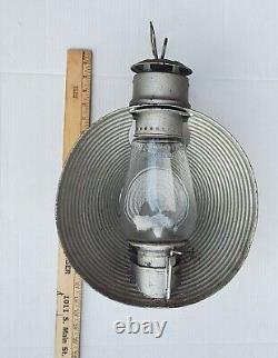 Rare Large C. T. Ham Mfg. Co. Inspectors Railroad Lantern With Clear Globe Train