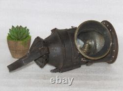 Rare Vintage Indian Railway Lamps, 18th Century's Iron Kerosene Light Lantern