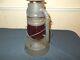 Very Old Dietz No 2 Railroad Lantern Red Glass Good Wick Lights Up