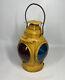 Vintage Adlake Non-sweating Lamp Chicago 4 Lens Rr Railroad Lantern Usa