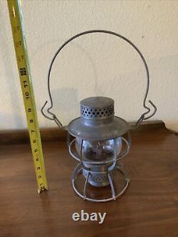 Vintage Antique N&W NORFOLK WESTERN DRESSEL ARLINGTON Handheld Railroad Lantern