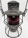 Vintage B&o R. R (baltimore & Ohio Railroad) Adlake Red Globe Railroad Rr Lantern