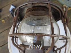 Vintage Chicago & N. W. Railroad Kerosene Lantern-Adlake #300