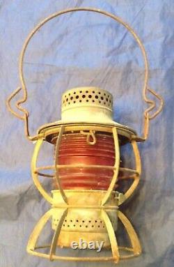Vintage DRESSEL Kerosene Pennsylvania RR Railroad Train Lantern Lamp