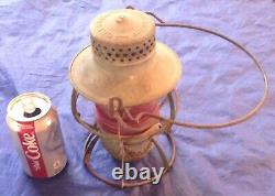 Vintage DRESSEL Kerosene Pennsylvania RR Railroad Train Lantern Lamp