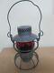 Vintage Dietz No. 999 Railroad Lantern With Red Globe N. Y. C. S