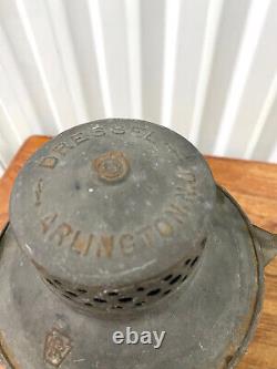 Vintage Dressel Arlington Pennsylvania Railroad Locomotive Lantern Red Globe