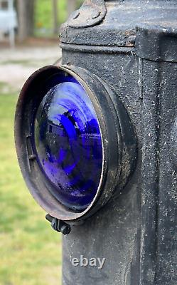 Vintage Dressel Train Arlington NJ Railroad Signal Lantern 4 Way Lamp Light