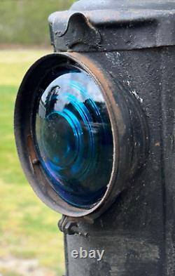 Vintage Dressel Train Arlington NJ Railroad Signal Lantern 4 Way Lamp Light