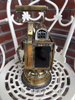 Vintage French SNCF Railway Lamp Light Lantern