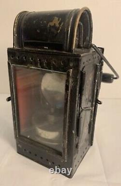 Vintage Hugo Zweigle Esslingen German Railroad Miner's Lantern WWll era