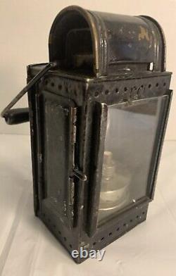 Vintage Hugo Zweigle Esslingen German Railroad Miner's Lantern WWll era