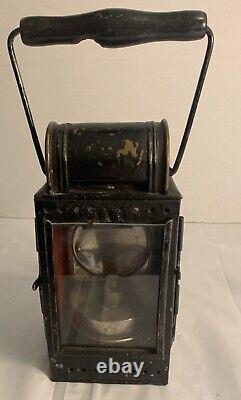 Vintage Hugo Zweigle Esslingen German Railroad Miner's Lantern WWll era