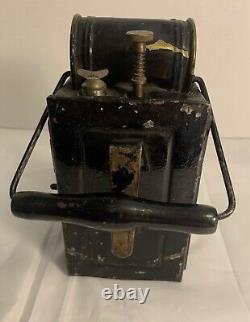 Vintage Hugo Zweigle Esslingen German Railroad Miner's Lantern WWll era