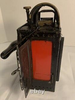 Vintage Hugo Zweigle Esslingen German Railroad Miner's Lantern WWll era