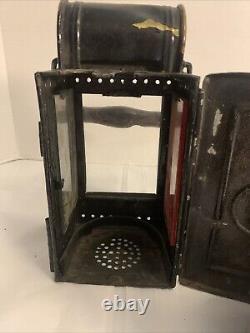 Vintage Hugo Zweigle Esslingen German Railroad Miner's Lantern WWll era