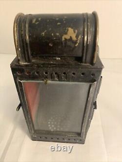 Vintage Hugo Zweigle Esslingen German Railroad Miner's Lantern WWll era