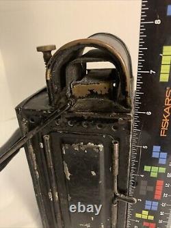 Vintage Hugo Zweigle Esslingen German Railroad Miner's Lantern WWll era