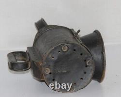 Vintage Iron Lamp Railroad Lantern Train Light Signal Globe -12108