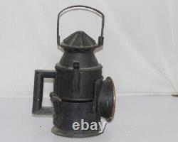 Vintage Iron Lamp Railroad Lantern Train Light Signal Globe -12110