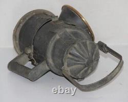 Vintage Iron Lamp Railroad Lantern Train Light Signal Globe -12110