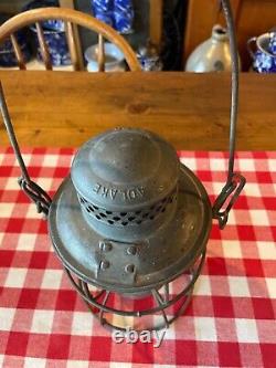 Vintage Kero Red Globe Railroad Lantern