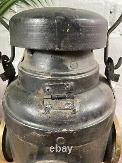 Vintage Original Four Way Train Railway Signal Oil Lamp Lantern