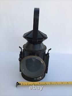 Vintage Original Preloved WW2 1945 Wakefields Birmingham Railway Lantern