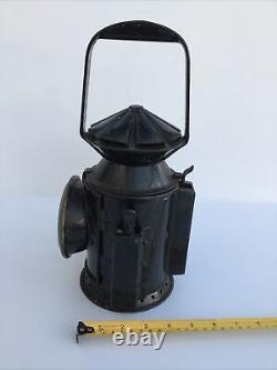 Vintage Original Preloved WW2 1945 Wakefields Birmingham Railway Lantern