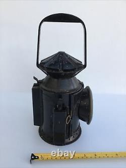 Vintage Original Preloved WW2 1945 Wakefields Birmingham Railway Lantern