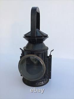 Vintage Original Preloved WW2 1945 Wakefields Birmingham Railway Lantern