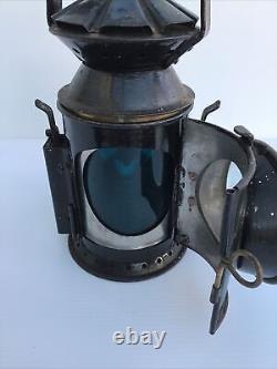 Vintage Original Preloved WW2 1945 Wakefields Birmingham Railway Lantern