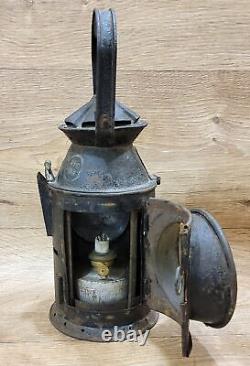 Vintage Original Railroad Lantern Antique collectible kerosene oil Railway lamp