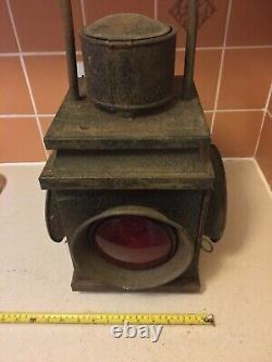 Vintage Paraffin Warning Lamp Railway/light/lantern trains railwayana steam