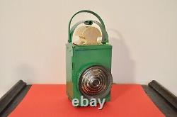 Vintage Railroad Lantern Lamp, Electric Installed, Antique, Decorative