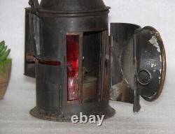 Vintage Railroad Lantern, Old Rare Signal Railway Lamps, Unique Home and Decor