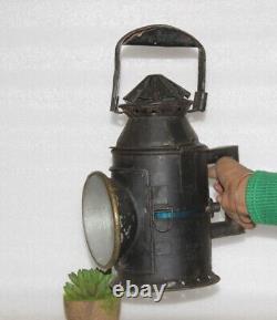 Vintage Railroad Lantern, Old Rare Signal Railway Lamps, Unique Home and Decor