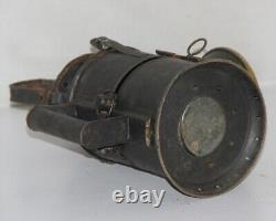 Vintage Railroad Train Light Signal Globe Iron Kerosene Lamp/Lantern -12106