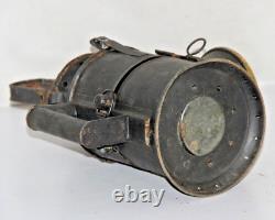 Vintage Railroad Train Light Signal Globe Iron Kerosene Lamp/Lantern -12106