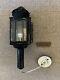 Vintage Railway Oil Lamp Lantern Converted 230 V Wall Light Antique Indoor