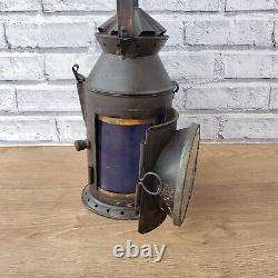 Vintage Replica Railroad Lantern Antique collectible kerosene oil Railway lamp