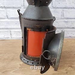 Vintage Replica Railroad Lantern Antique collectible kerosene oil Railway lamp