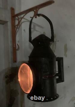 Vintage Replica Railroad Lantern Antique collectible kerosene oil Railway lamp