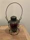 Vtg. Adlake Kero Railroad Lantern Red Globe Canada 1-48 B&o