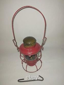 Vtg Railroad Lantern Adlake Kero 2-54