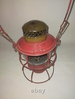 Vtg Railroad Lantern Adlake Kero 2-54