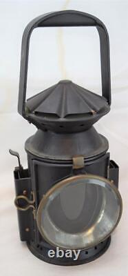 Wakefields 1945 A Birmingham Railroad Lantern withClear Blue Red Rotating Lenses B